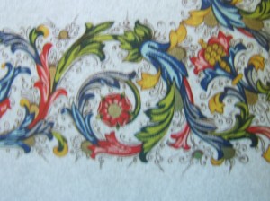 Detail on Parchment Design